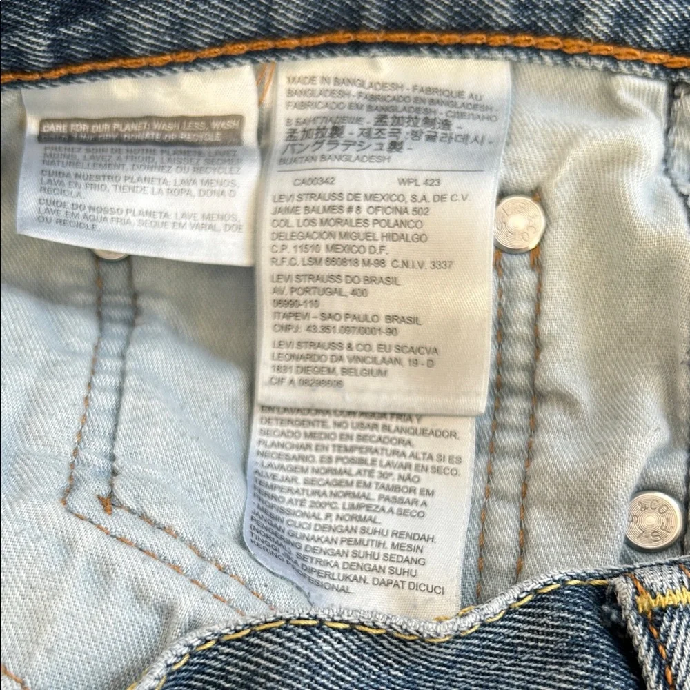 Levi's Men's 550 Blue Straight Jeans - Picture 6 of 10